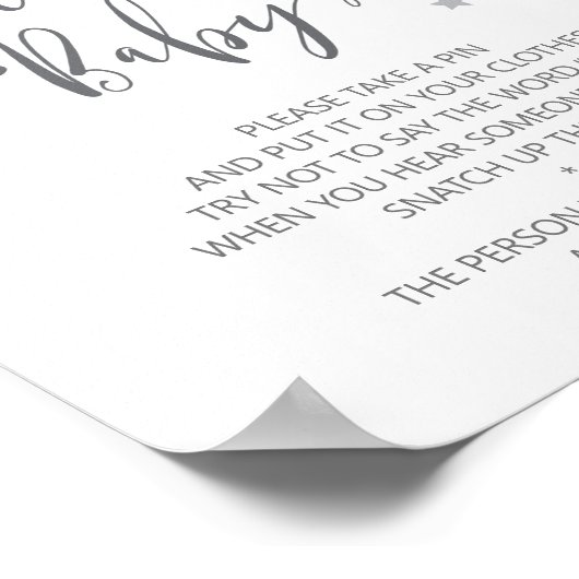 ベビーポスター |赤男女兼用ちゃんシャワー ポスター (角)