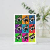 ベビーポップ・アートのグランドアートTシャツ&ギフト ポストカード (スタンド正面)