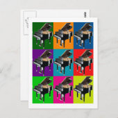 ベビーポップ・アートのグランドアートTシャツ&ギフト ポストカード (正面/裏面)