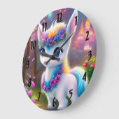 ベビーポン ラージ壁時計 (傾斜)