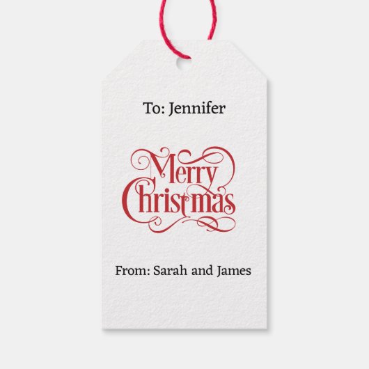 ベビーポーラーベアキュブギフトクリスマスプレゼント ギフトタグ (裏面)