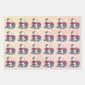 ベビーポーラーベアーズクリスマスキッズ ラッピングペーパーシート (正面3)