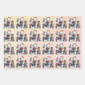 ベビーポーラーベアーズクリスマスキッズ ラッピングペーパーシート (正面2)