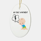ベビーマイファーストアパートメント セラミックオーナメント (左)
