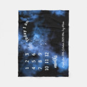 ベビーマイルストーン銀河系フリースブランケット フリースブランケット (正面)