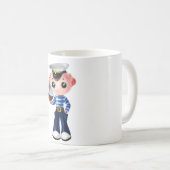 ベビーマグと小さなセーラーボーイ コーヒーマグカップ (正面右)