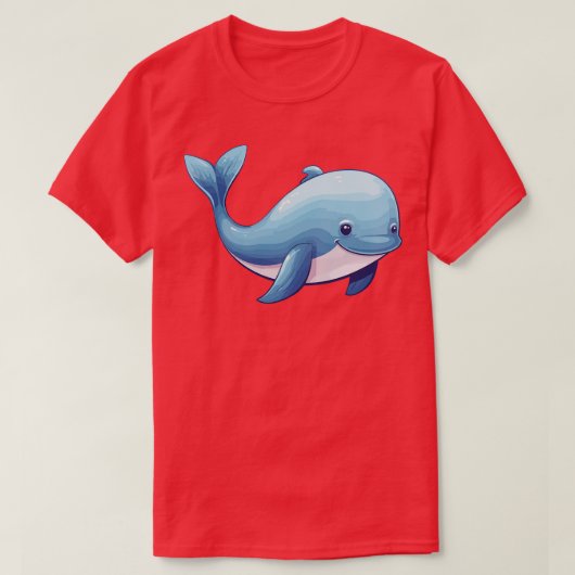ベビーマッコウクジラ1 Tシャツ (デザイン正面)
