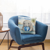 ベビーマナティーボーイズパーソナライズされた クッション