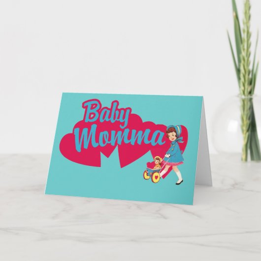 ベビーママおもしろいマザーズのデイカード カード (正面)