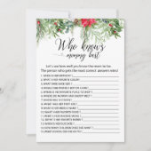 ベビーママを知っているゲームの外は寒い 招待状 (正面)