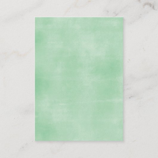 ベビーママシャワー散水用のナマケモノ エンクロージャーカード (裏面)