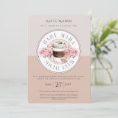 ベビーママソーシャルクラブ – ベビーシャワー 招待状 (スタンド正面)