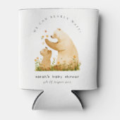 ベビーママ心待ちフローラ神経乳児シャワー 缶クーラー (正面)