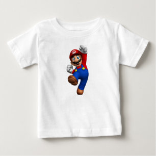 ベビーマリオ電源アップTシャツ ベビーTシャツ