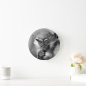 ベビーマンガベイモンキー ラウンド壁時計 (ホーム)