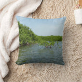 ベビーマングローブの木カリブの々 クッション (ブランケット)