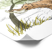 ベビーマンモスプリント ポスター (角)