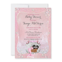 ベビーマーメイドアフリカンアメリカンピンクシェル真珠