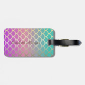 ベビーマーメイドグラデーションマーメイドテールはかりで測 ラゲッジタグ (裏面横)