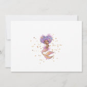 ベビーマーメイド誕生日招待状 招待状 (裏面)