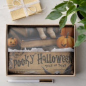 ベビーミイラ幽霊ヴィンテージハロウィーン新聞スタイル 薄葉紙 (ギフト)