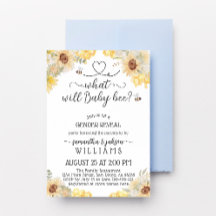 ベビーミツバチひまわりジェンダーの登場