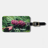 ベビーミニチュアパインコーンパーソナライズされた自然 ラゲッジタグ (正面横)