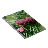 ベビーミニチュアパインコーン自然 ノートブック (右側)