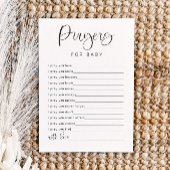 ベビーミニマルアドバイスカードゲーム用JOLIE祈りの言葉 招待状