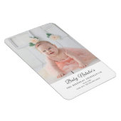 ベビーミニマル誕生日フォトギフト記念メモリ マグネット (右側)