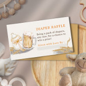 ベビーミルクボトルビールおむつラッフルエンクロージャカード エンクロージャーカード