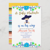 ベビームチャチョフィエスタベビーシャワー招待状 招待状 (正面/裏面)
