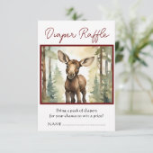 ベビームースニュートラルベビーシャワーおむつラッフル エンクロージャーカード (スタンド正面)