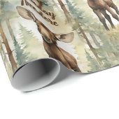 ベビームースパーソナライズされたニュートラル誕生日 ラッピングペーパー (ロールコーナー)