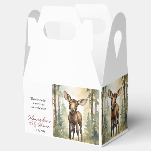 ベビームースベイビーシャワー男女兼用 フェイバーボックス (オープン)