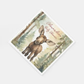 ベビームース男女兼用ベビーシャワー スタンダードランチョンナプキン (角)