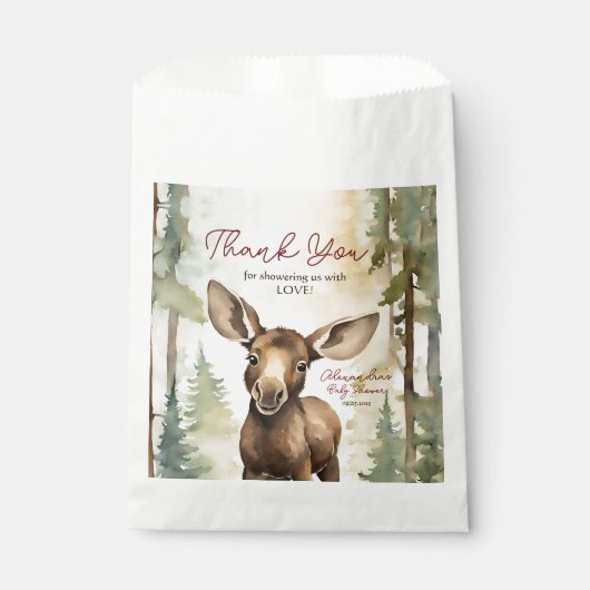 ベビームース男女兼用ベビーシャワー フェイバーバッグ (正面)