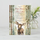 ベビームース男女兼用ベビーシャワー 招待状 (スタンド正面)