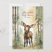 ベビームース男女兼用ベビーシャワー 招待状 (裏面)