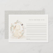 ベビームームバニーフローラアドバイス エンクロージャーカード (正面/裏面)