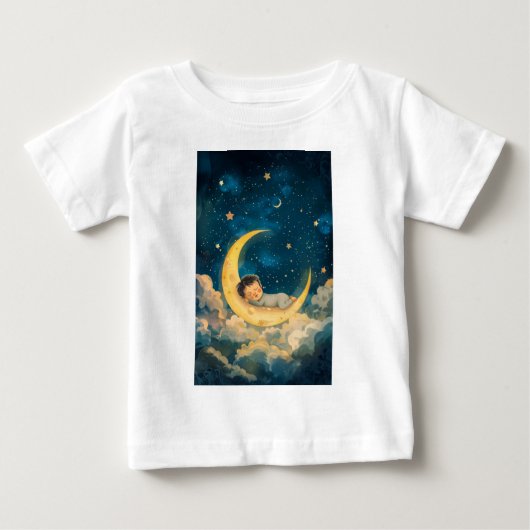 ベビームーンに眠る ベビーTシャツ (正面)