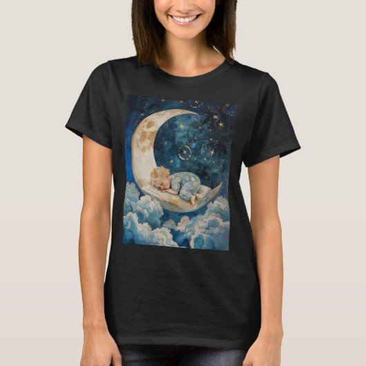 ベビームーンに眠る Tシャツ (正面)