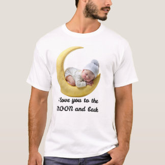 ベビームーンTシャツ - 月まで愛してる Tシャツ