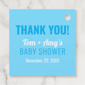 ベビーメイキングPotion Blue Footprintシャワーありがとう フェイバータグ (裏面)