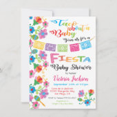 ベビーメキシコのフィエスタの赤ちゃんシャワーについて 招待状 (正面)