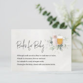 ベビーメッセージカード用の書籍 – ベビーはBrewing エンクロージャーカード (スタンド正面)