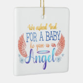ベビーメモリアル セラミックオーナメント (右)