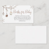 ベビーメリーのための小さな冬のクリスマスブック エンクロージャーカード (正面/裏面)