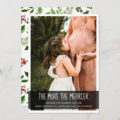 ベビーメリー発生発表 | フォト 招待状 (正面/裏面)