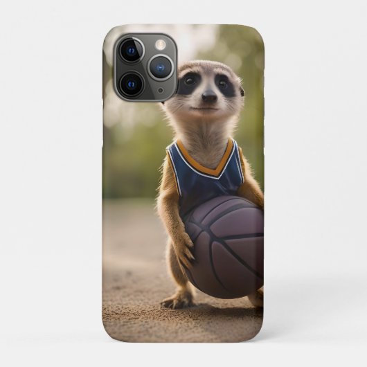 ベビーメルカットのバスケットボール選手 Case-Mate iPhoneケース (裏)